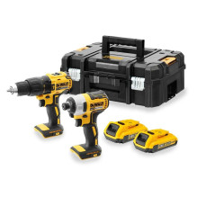 Elektrinis Įrankių Rinkinys - DEWALT DCK2060D2T-QW 18V Smūginis Gręžtuvas ir Sukimo Įrankis su 2Ah Baterijomis Elektrinis Įrankių Rinkinys - DEWALT DCK2060D2T-QW 18V Smūginis Gręžtuvas ir Sukimo Įrankis su 2Ah Baterijomis