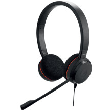 Headphones - Jabra Evolve 20 Wired USB Type-C / USB Type-A Noise Cancelling Black Headphones - Jabra Evolve 20 Wired USB Type-C / USB Type-A Noise Cancelling Black