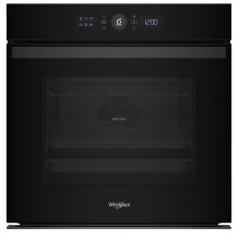 Whirlpool 73 L pirolitiska tirisana melna - Iebuvejama elektriska cepeskrasns