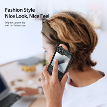 DUX DUCIS dėklas FITT, skirtas SAMSUNG ZZ FLIP 7 FE / W25 FLIP / Z FLIP 6, mėlynas DUX DUCIS dėklas FITT, skirtas SAMSUNG ZZ FLIP 7 FE / W25 FLIP / Z FLIP 6, mėlynas