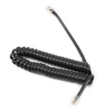 SNOM Replacement Headphone Spiral Cable D3XX Blue / Black