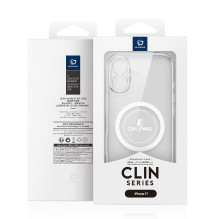 DUX DUCIS CLIN MAG dėklas, suderinamas su „MagSafe“, skirtas IPHONE 17, skaidrus DUX DUCIS CLIN MAG dėklas, suderinamas su „MagSafe“, skirtas IPHONE 17, skaidrus