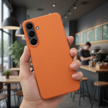 Case for Samsung S26 FE K-Look compatible with MagSafe orange