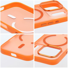 Case for iPhone 17 Pro Max / 18 Pro Max Flexline Mag Cover compatible with MagSafe orange Case for iPhone 17 Pro Max / 18 Pro Max Flexline Mag Cover compatible with MagSafe orange