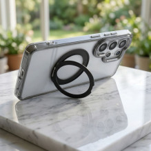 Case for Samsung S26 ULTRA Frame Circle Stand compatible with MagSafe transparent Case for Samsung S26 ULTRA Frame Circle Stand compatible with MagSafe transparent