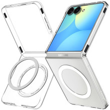 SPIGEN case compatible with MagSafe SAMSUNG GALAXY Z FLIP 8 clear / white