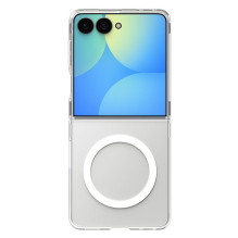 SPIGEN case compatible with MagSafe SAMSUNG GALAXY Z FLIP 8 clear / white