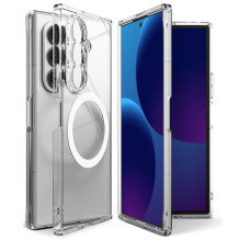 RINGKE dėklas FUSION MAGNETIC, suderinamas su „MagSafe“, skirtas SAMSUNG GALAXY Z FOLD 8 ULTRA, skaidrus RINGKE dėklas FUSION MAGNETIC, suderinamas su „MagSafe“, skirtas SAMSUNG GALAXY Z FOLD 8 ULTRA, skaidrus