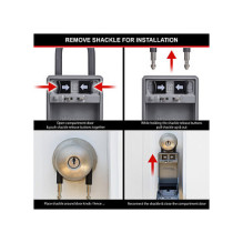 MASTER LOCK 5480EURD key cabinet / organizer MASTER LOCK 5480EURD key cabinet / organizer