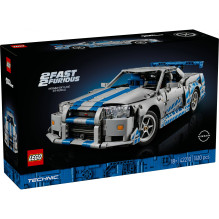 LEGO Technic 2 Fast 2 Furious Nissan Skyline GT-R (R34) Flitzer 42210