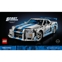 LEGO Technic 2 Fast 2 Furious Nissan Skyline GT-R (R34) Flitzer 42210