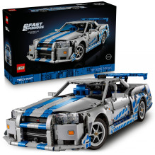LEGO Technic 2 Fast 2 Furious Nissan Skyline GT-R (R34) Flitzer 42210