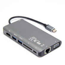 Unitek Hub USB-C 3.1 8w1 z...