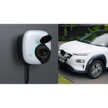 Yingrao charging station 22kW with type 2 plugs and app Yingrao charging station 22kW with type 2 plugs and app
