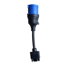 Tesla adapteris 32A Schuko tipo ( į 220V 7kw mėlynos spalvos rozete) Tesla adapteris 32A Schuko tipo ( į 220V 7kw mėlynos spalvos rozete)