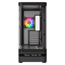 MODECOM Volcano AQ200 ARGB Midi Black ausinės