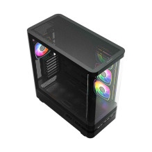 MODECOM Volcano AQ200 ARGB Midi Black ausinės