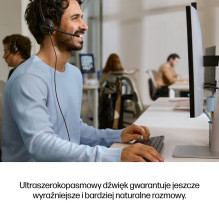 HP Poly Mission 425 Stereo USB Wired Headset Classic HP Poly Mission 425 Stereo USB Wired Headset Classic