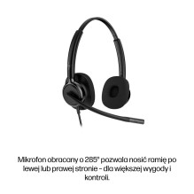 HP Poly Mission 425 Stereo USB Wired Headset Classic HP Poly Mission 425 Stereo USB Wired Headset Classic