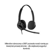 HP Poly Mission 425 Stereo USB Wired Headset HP Poly Mission 425 Stereo USB Wired Headset
