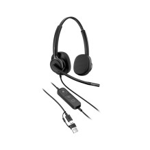 HP Poly Mission 425 stereo USB laidinės ausinės HP Poly Mission 425 stereo USB laidinės ausinės