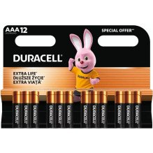 Duracell AAA Basic LR03 1.5V alkaline batteries 12 pcs.