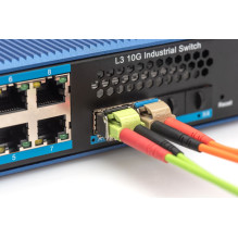 SFP modulis Digitus 1,25 Gbps SFP modulis, 20km, SM, LC dvigubas, 1000Base-LX, 1310nm, ind.