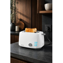 Brock BT 1002 WH Toaster 800W, White