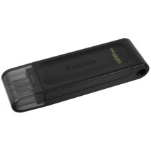 Kingston 128GB DataTraveler 70 USB-C Black DT70 / 128GB Kingston 128GB DataTraveler 70 USB-C Black DT70 / 128GB