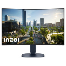 DELL Alienware AW3225DM 31,5 colio išlenktas LED žaidimų monitorius, 2560 x 1440 pikselių, plataus formato „Quad HD“, 18