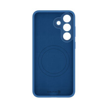 Evelatus Samsung Galaxy S26 FE Premium Magnetic Soft Touch Silicone Case Navy Blue
