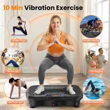 Riff Intelligent vibration training bench 200W (99-modes / load max 150kg) + BT + Remote + Speaker Riff Intelligent vibration training bench 200W (99-modes / load max 150kg) + BT + Remote + Speaker