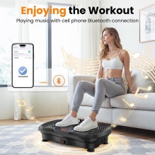 Riff Intelligent vibration training bench 200W (99-modes / load max 150kg) + BT + Remote + Speaker Riff Intelligent vibration training bench 200W (99-modes / load max 150kg) + BT + Remote + Speaker