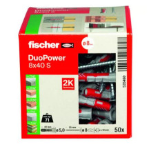 Pin Fischer DuoPower, 40 mm x 8 mm, 50 Pin Fischer DuoPower, 40 mm x 8 mm, 50