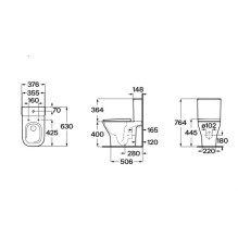 UNITAZ PASTAT ROCA A34DD10000 VORTEX