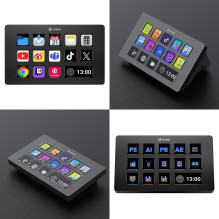 Srautinio Transliavimo Valdiklis - Ulanzi D200 Srautinio Transliavimo Konsolė Su 13 LCD Mygtukų Srautinio Transliavimo Valdiklis - Ulanzi D200 Srautinio Transliavimo Konsolė Su 13 LCD Mygtukų