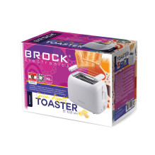 Brock BT 1008 WH Toaster 650-750W, White Brock BT 1008 WH Toaster 650-750W, White