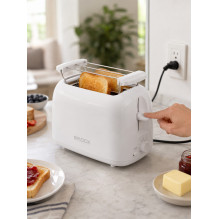 Brock BT 1008 WH Toaster 650-750W, White Brock BT 1008 WH Toaster 650-750W, White