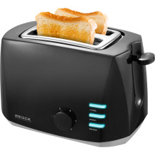 Brock BT 1005 BK Toaster 800W, Black