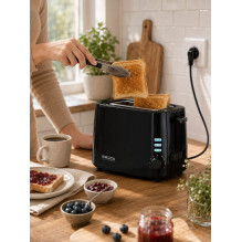 Brock BT 1005 BK Toaster 800W, Black