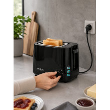 Brock BT 1005 BK Toaster 800W, Black