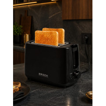 Brock BT 1007 BK 2 Slices Toaster 650-700W, Black