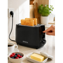 Brock BT 1007 BK 2 Slices Toaster 650-700W, Black