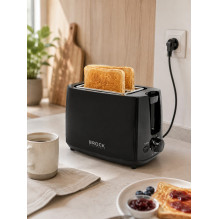 Brock BT 1007 BK 2 Slices Toaster 650-700W, Black