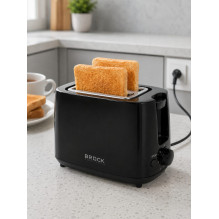 Brock BT 1007 BK 2 Slices Toaster 650-700W, Black