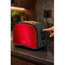 Brock BT 1002 RD Toaster 800W, Red Brock BT 1002 RD Toaster 800W, Red