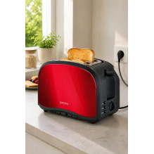 Brock BT 1002 RD Toaster 800W, Red Brock BT 1002 RD Toaster 800W, Red