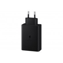 Įkroviklis - SAMSUNG TRIO ĮKROVIKLIS 65W EP-T6530NB USB Type-A ir Type-C Juodas Įkroviklis - SAMSUNG TRIO ĮKROVIKLIS 65W EP-T6530NB USB Type-A ir Type-C Juodas