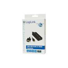Logilink Konverter VGA m. Audio zu HDMI konform m.High Spee