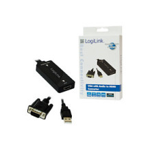 Logilink Konverter VGA m. Audio zu HDMI konform m.High Spee
